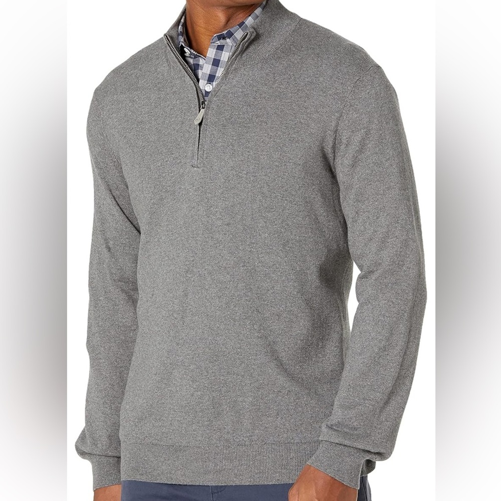 Vineyard Vines Thaxter Stripe Sweater 1/4-Zip $158 3XT 4XT cashmere blend